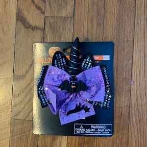 Halloween Unicorn Hair Bow